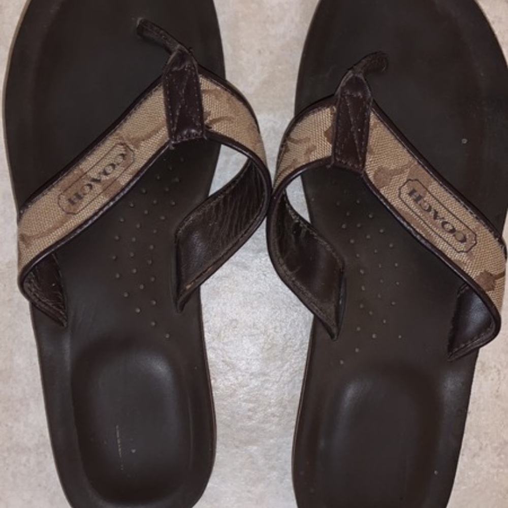 Coach Flip Flops